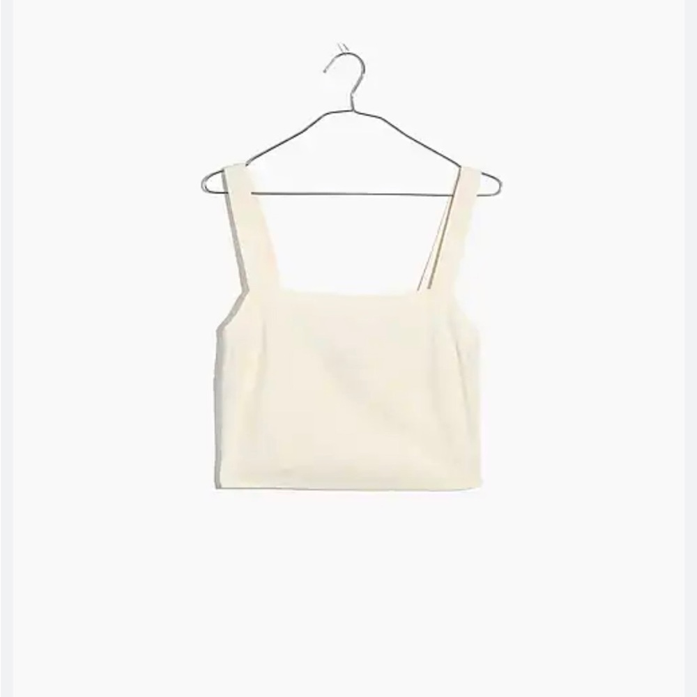 NWT Madewell Linen Crop Top